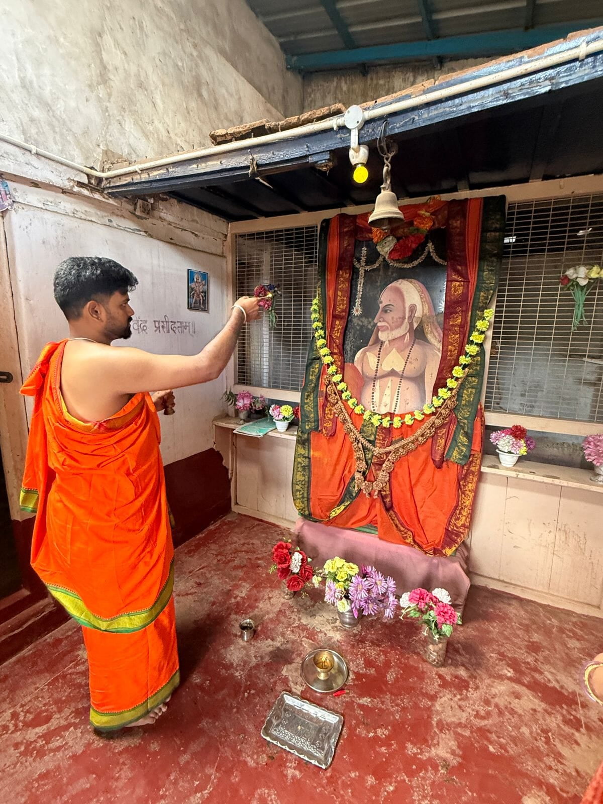 Pooja at Guruji Home